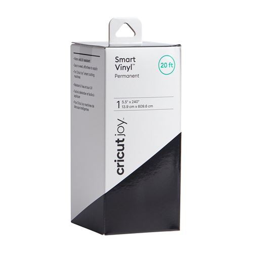 Vinile Smart Nero Permanente per Cricut Joy 6 mt