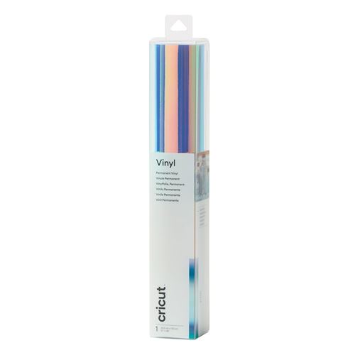 Vinile Permanente Olografico Blu per Cricut