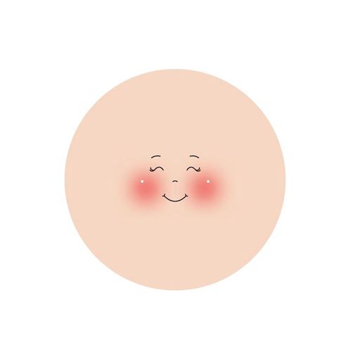 Visi in tessuto Becky diam. cm 13