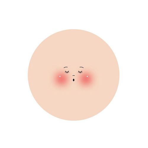 Visi in tessuto Marty diam. cm 13