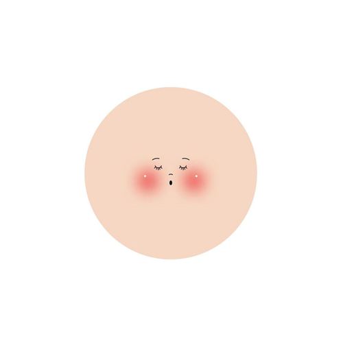 Visi in tessuto Marty diam. cm 7,5