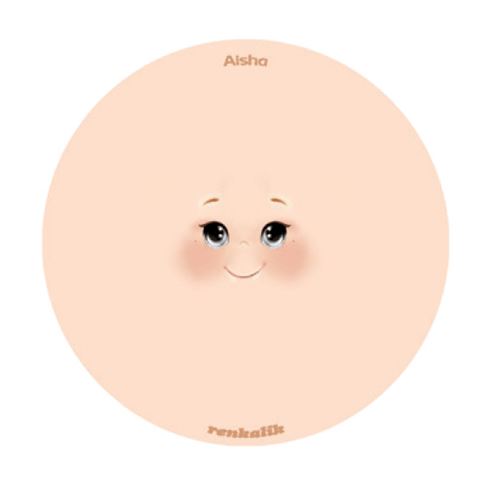 Viso stampato su tessuto Aisha