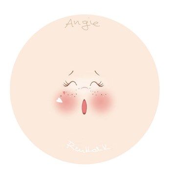 Viso stampato su tessuto Angie