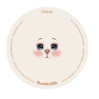 Viso stampato su tessuto Cherie