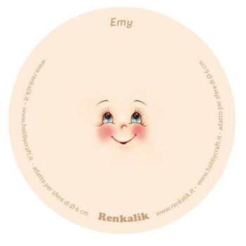 Viso stampato su tessuto Emy