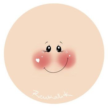 Viso stampato su tessuto Lovely