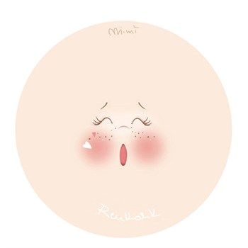 Viso stampato su tessuto Mimi