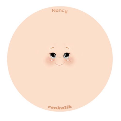 Viso stampato su tessuto Nancy