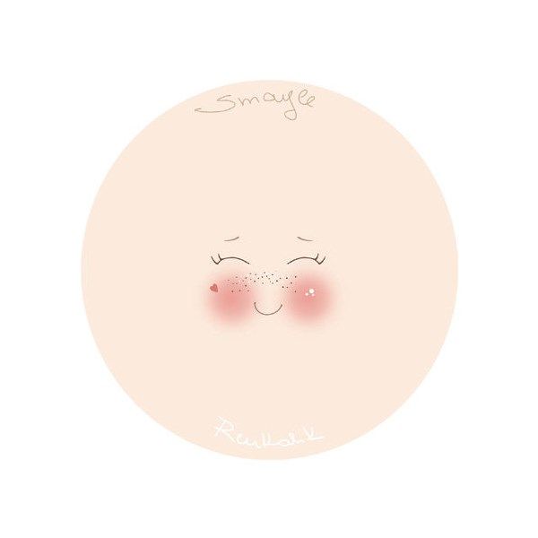 Viso stampato su tessuto Smyle