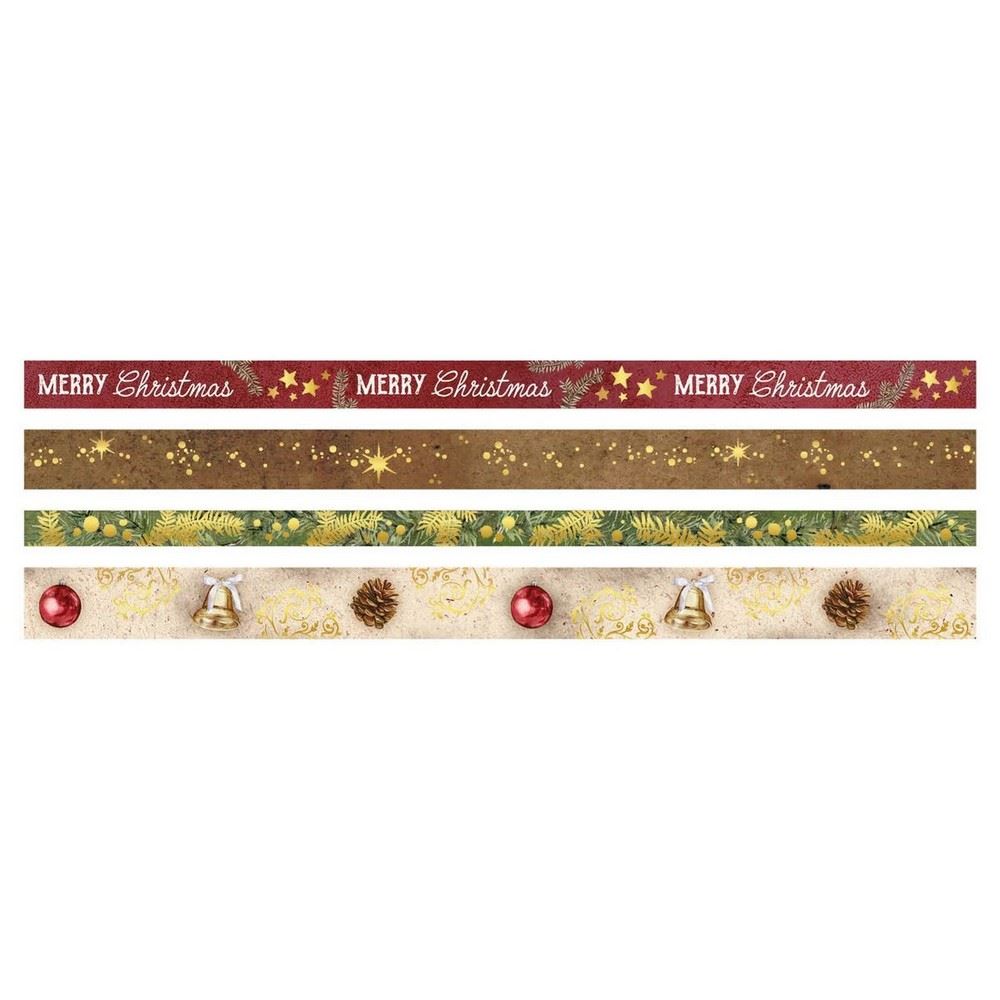 Washi Tape Magical Christmas 4 rotoli