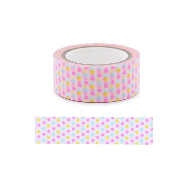 Washi Tape Pois Multicolor