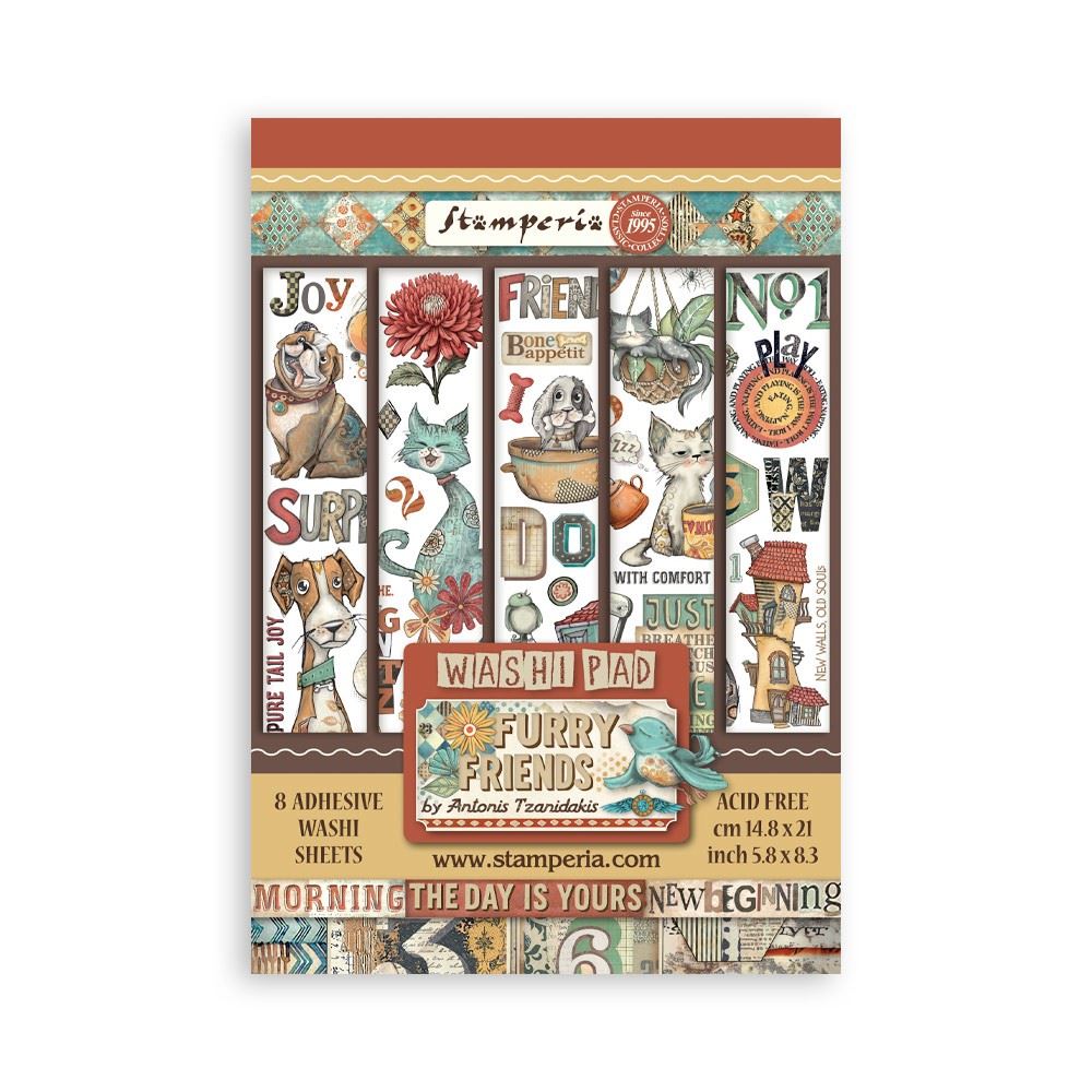 Washi pad Furry Friends