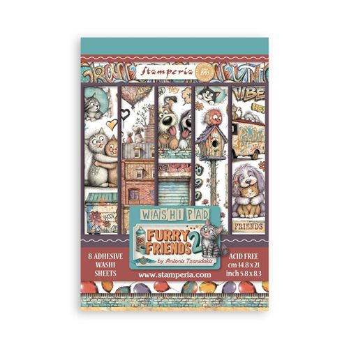 Washi pad Furry Friends 2