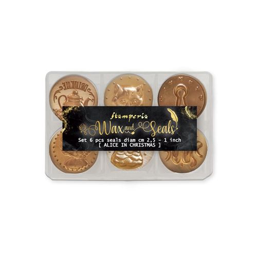 Wax & Seals Alice in Christmas Set 6 Sigilli 