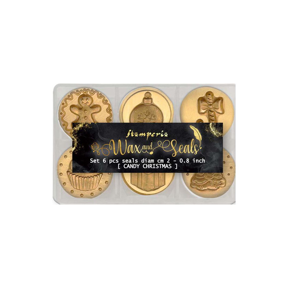 Wax & Seals Candy Christmas Set 6 Sigilli 