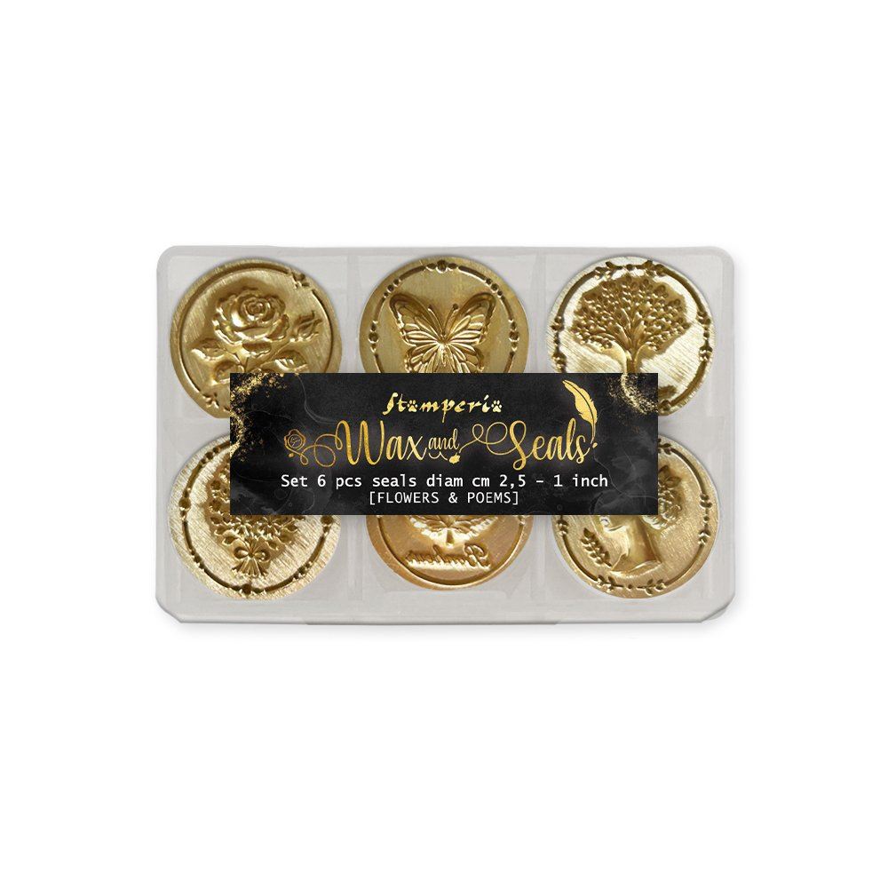 Wax & Seals Flowers and Poems Set 6 Sigilli