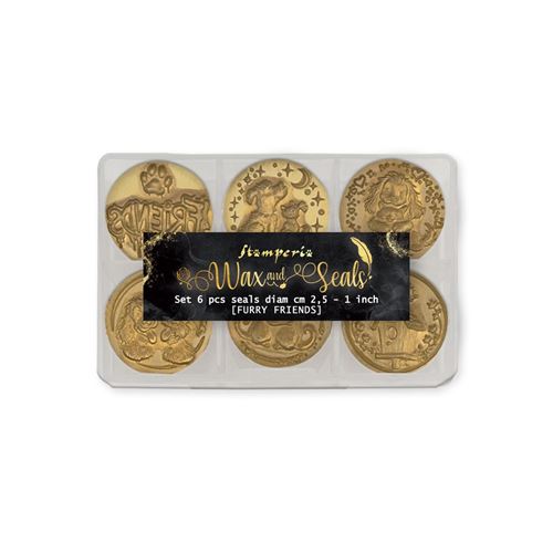 Wax & Seals Furry Friends 2 Set 6 Sigilli