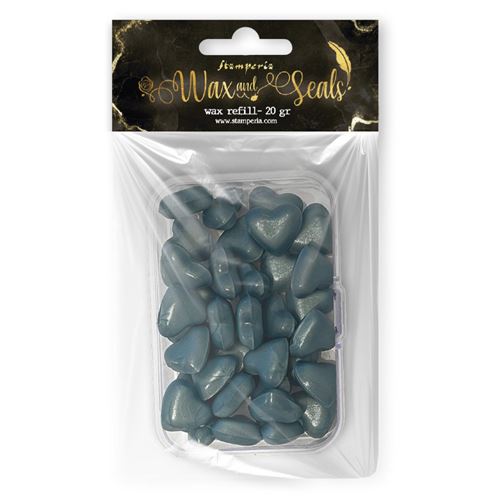 Wax & Seals Ricarica Cuori Pearl blue