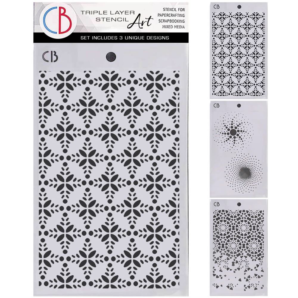 Winter Season Stencil Mix