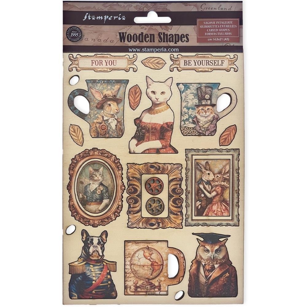 Wooden Shape Colorato Alterego accessori