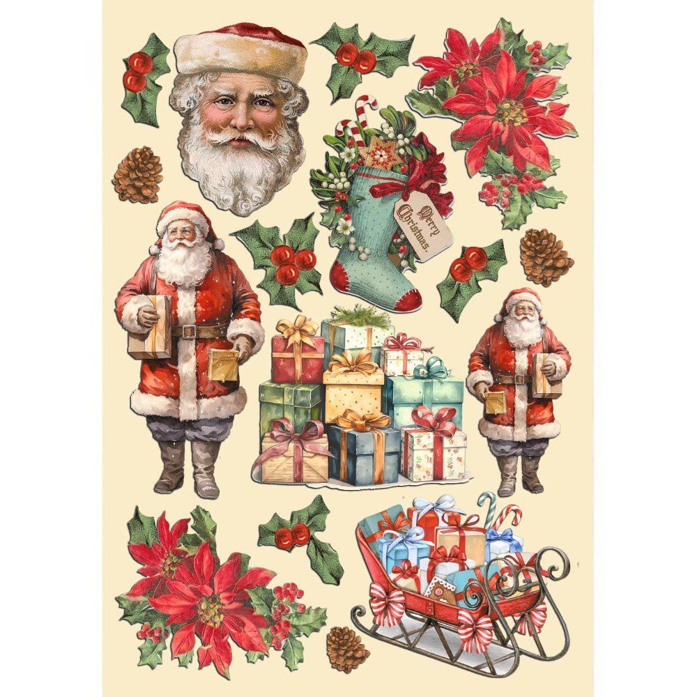 Wooden Shape Colorato Classic Christmas
