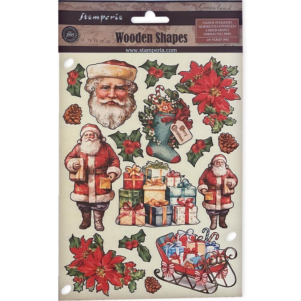 Wooden Shape Colorato Classic Christmas