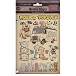 Wooden Shape Colorato Furry Friends 2