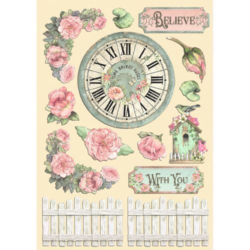 Wooden Shape Colorato House of Roses