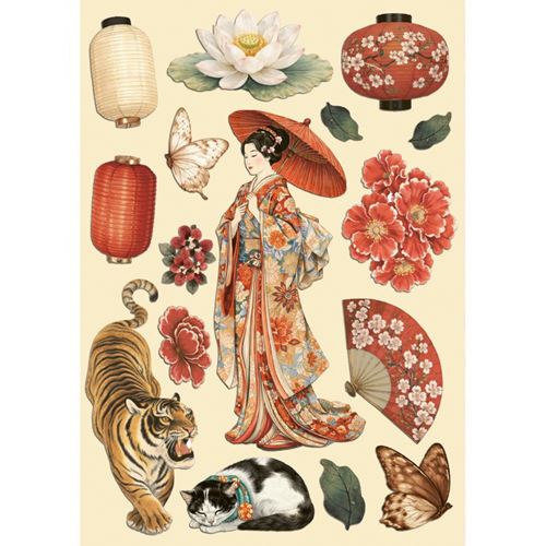Wooden Shape Colorato Oriental Garden