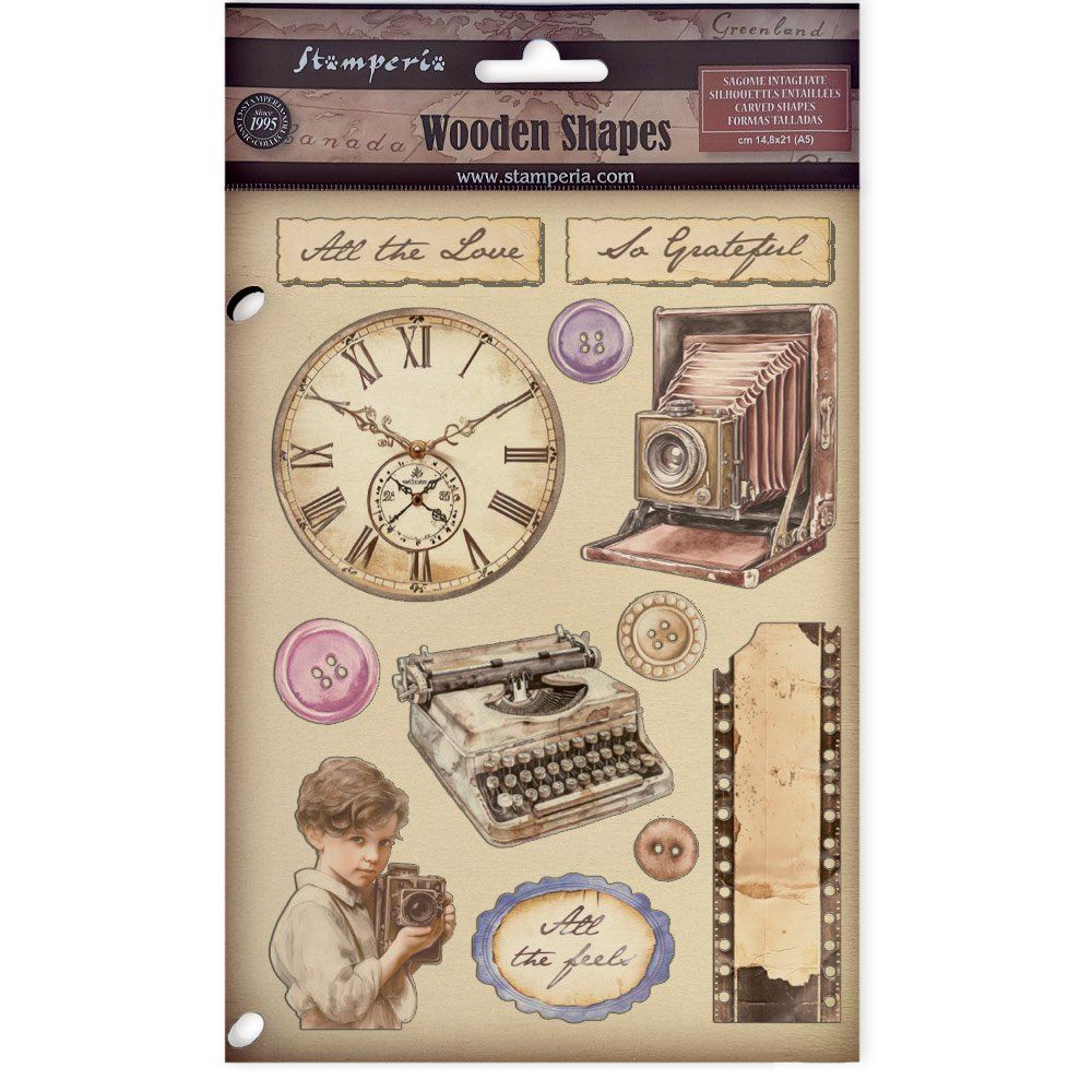 Wooden Shape Colorato Quiet Days