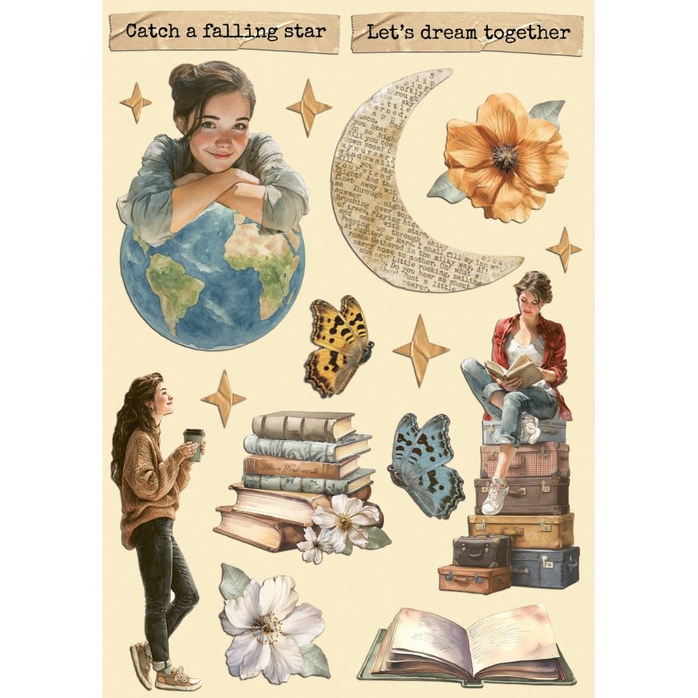 Wooden Shape Colorato Secret Diary