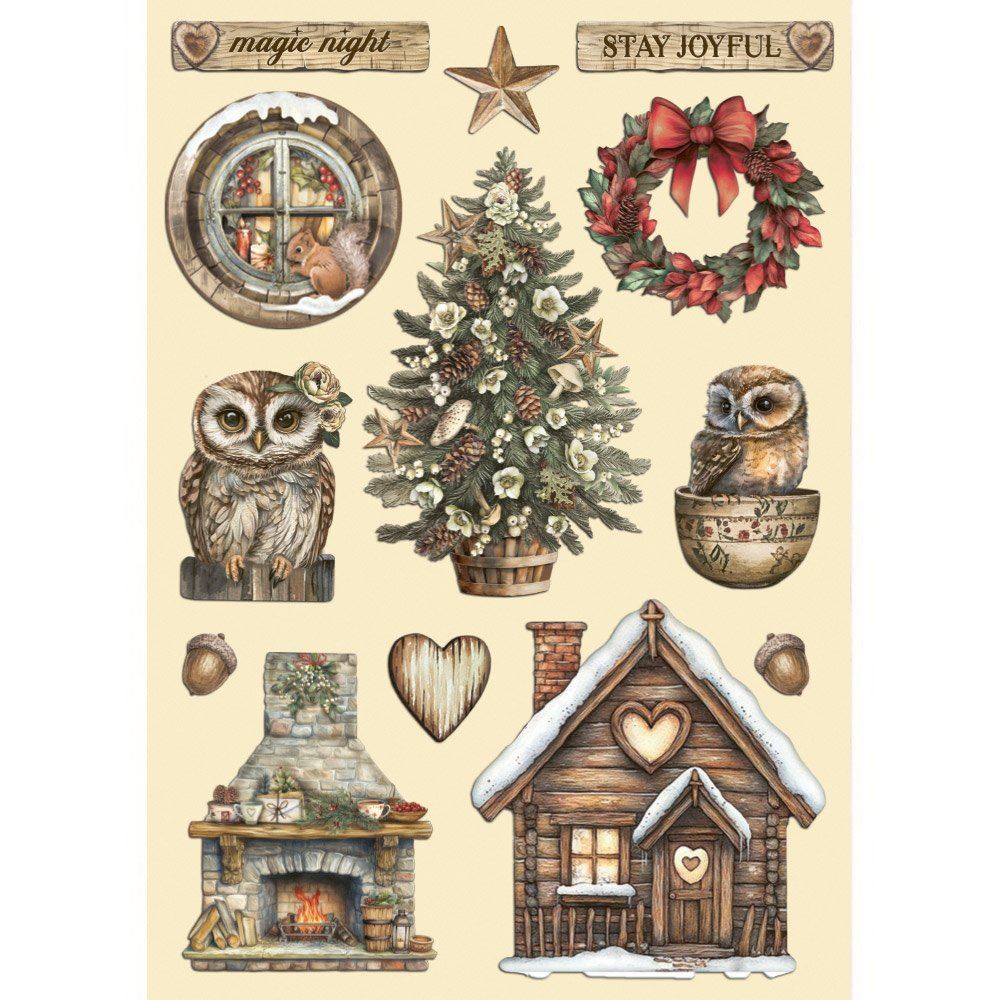 Wooden Shape Colorato The Owl's House