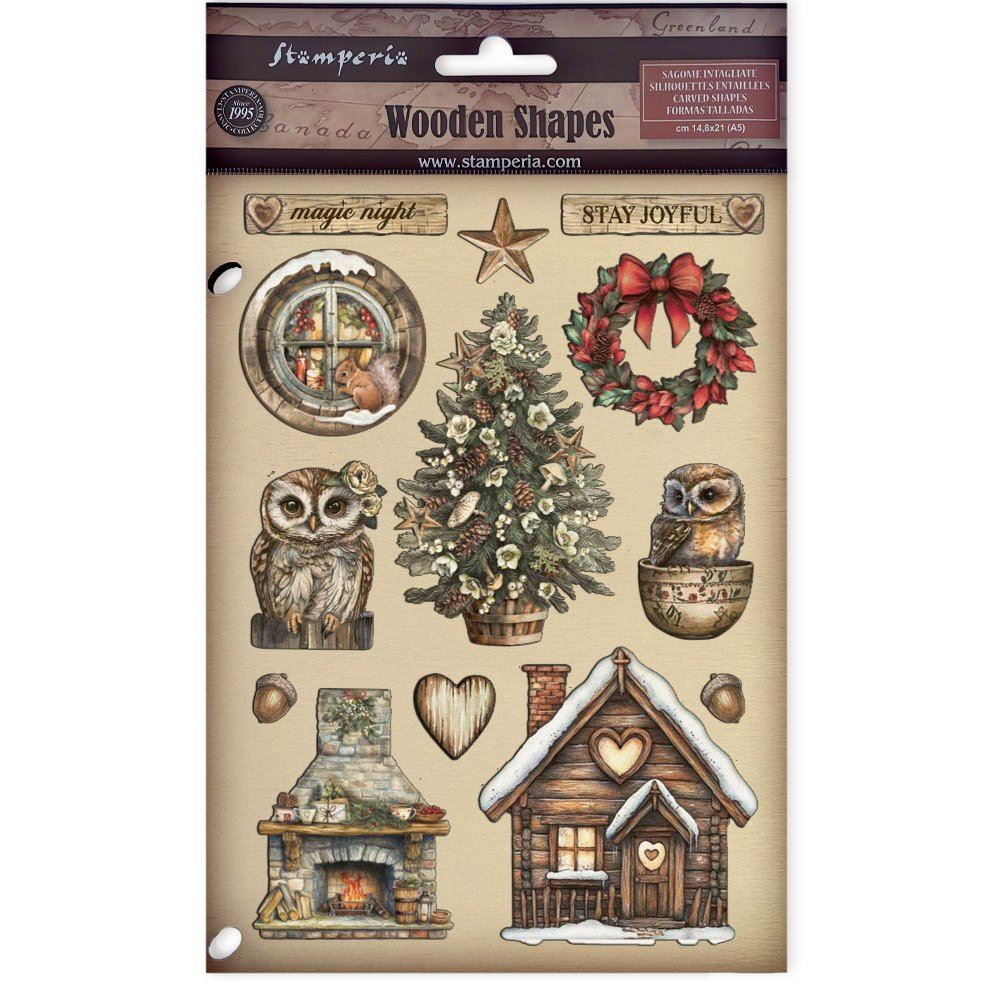 Wooden Shape Colorato The Owl's House