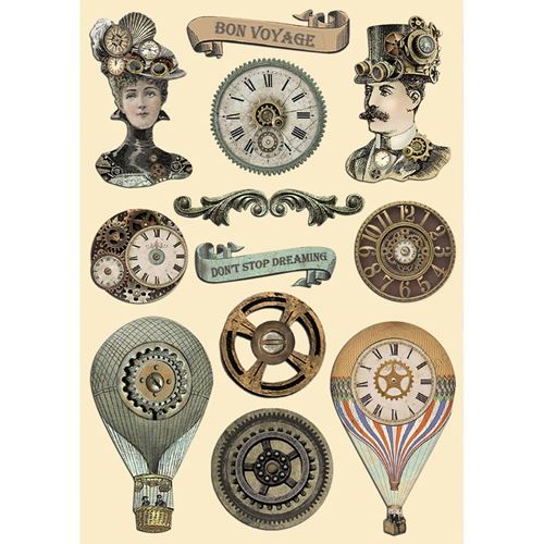 Wooden Shape Colorato Voyages Fantastiques