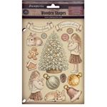 Wooden Shape Colorato White Christmas