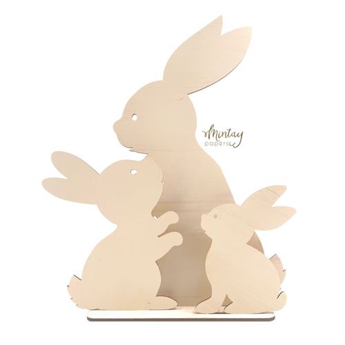 Woodies Decor Bunnies Mintay