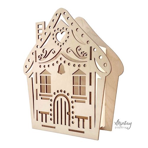 Woodies Decor Gingerbread House Box Mintay