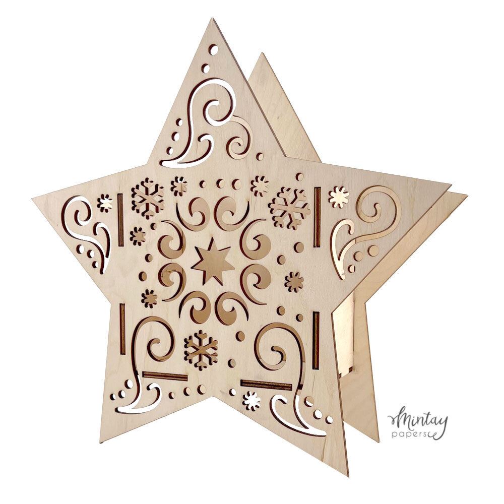 Woodies Decor Star Box Mintay