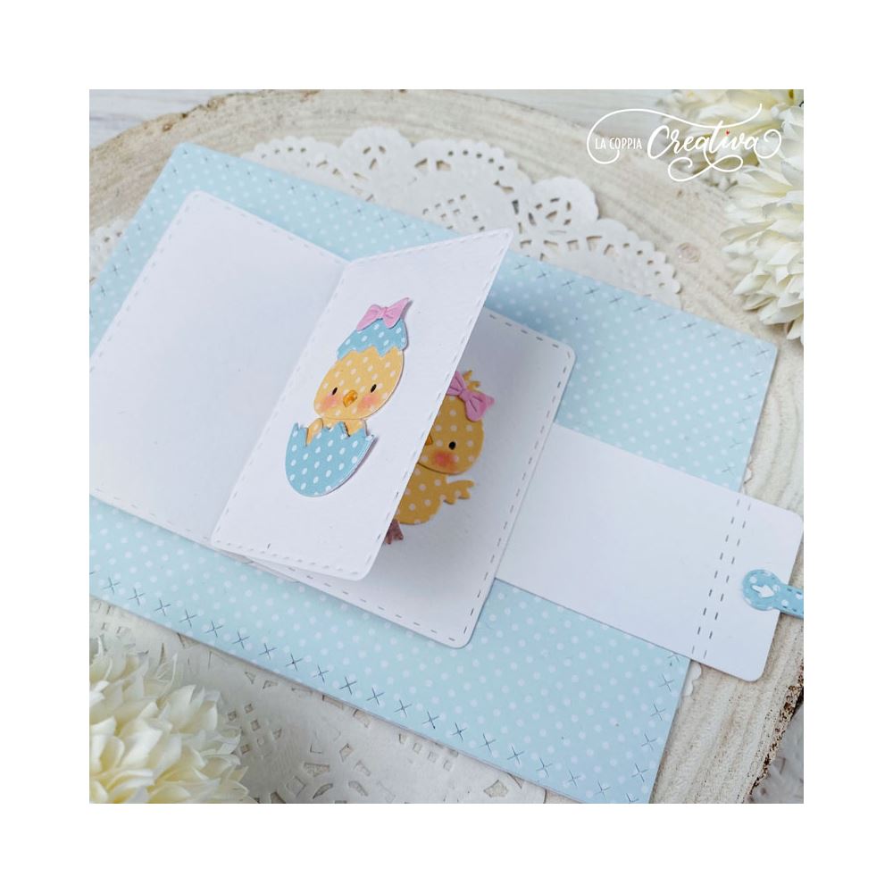 Fustelle Metalliche Per Scrapbooking - Set Stencil E Stampini A Forma Di Recinto, 6x9cm, Ideali Per Biglietti E Decorazioni Fai Da Te - 3