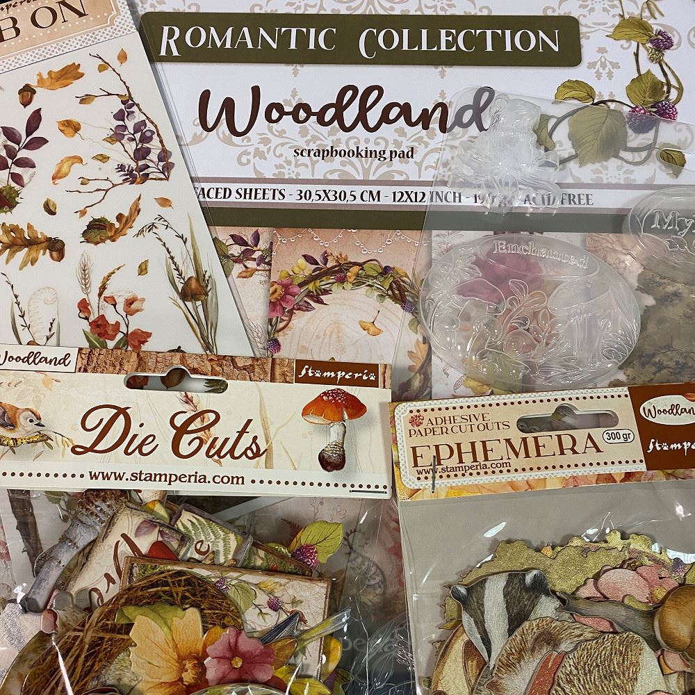 Creare decorazioni con la collezione Woodland di Stamperia