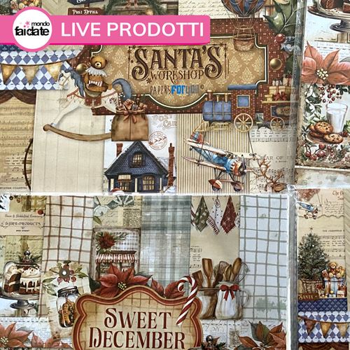 Carte Scrap e pannolenci stampati a tema Natale