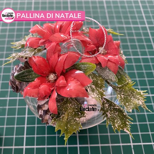 Come decorare una Pallina di Natale con Sospeso Trasparente