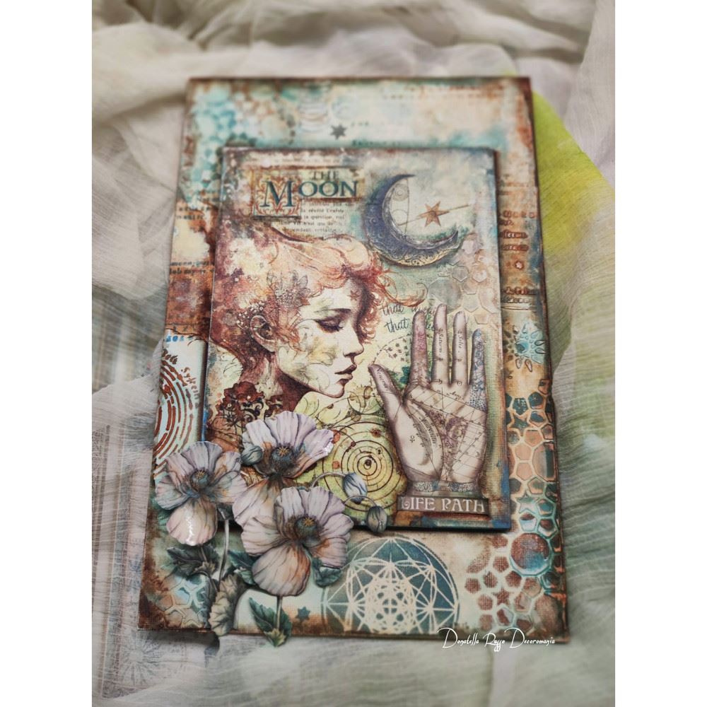 Carte Decorative Stamperia - Collezione Casa Di Rose Per Artigianato - Foto 6