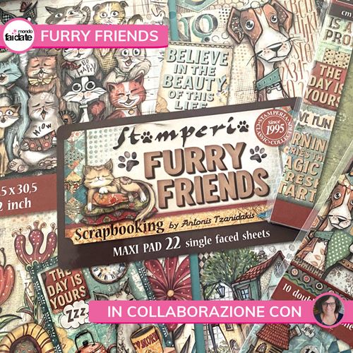 Decoriamo una targhetta con Furry Friends