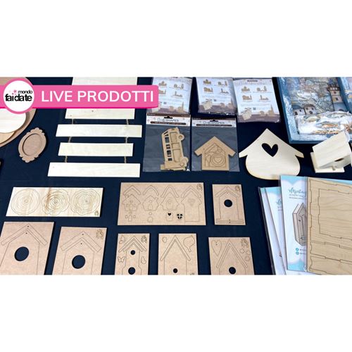 Sagome in legno da decorare