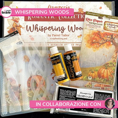 Tela decorata con Whispering Woods